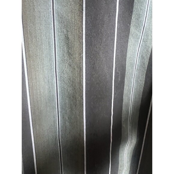 Vtg 90’s Alexander Julian Colours Y2K Striped Black/Green Button Down Shirt XL - Picture 5 of 7